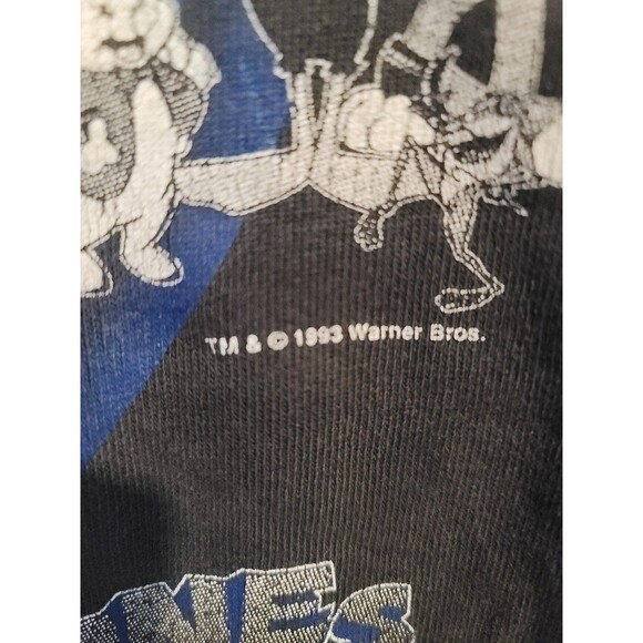 Vintage 1993 Embroide Warner Bros Looney Tunes Marvin the Martian T Shirt Large - Picture 4 of 10